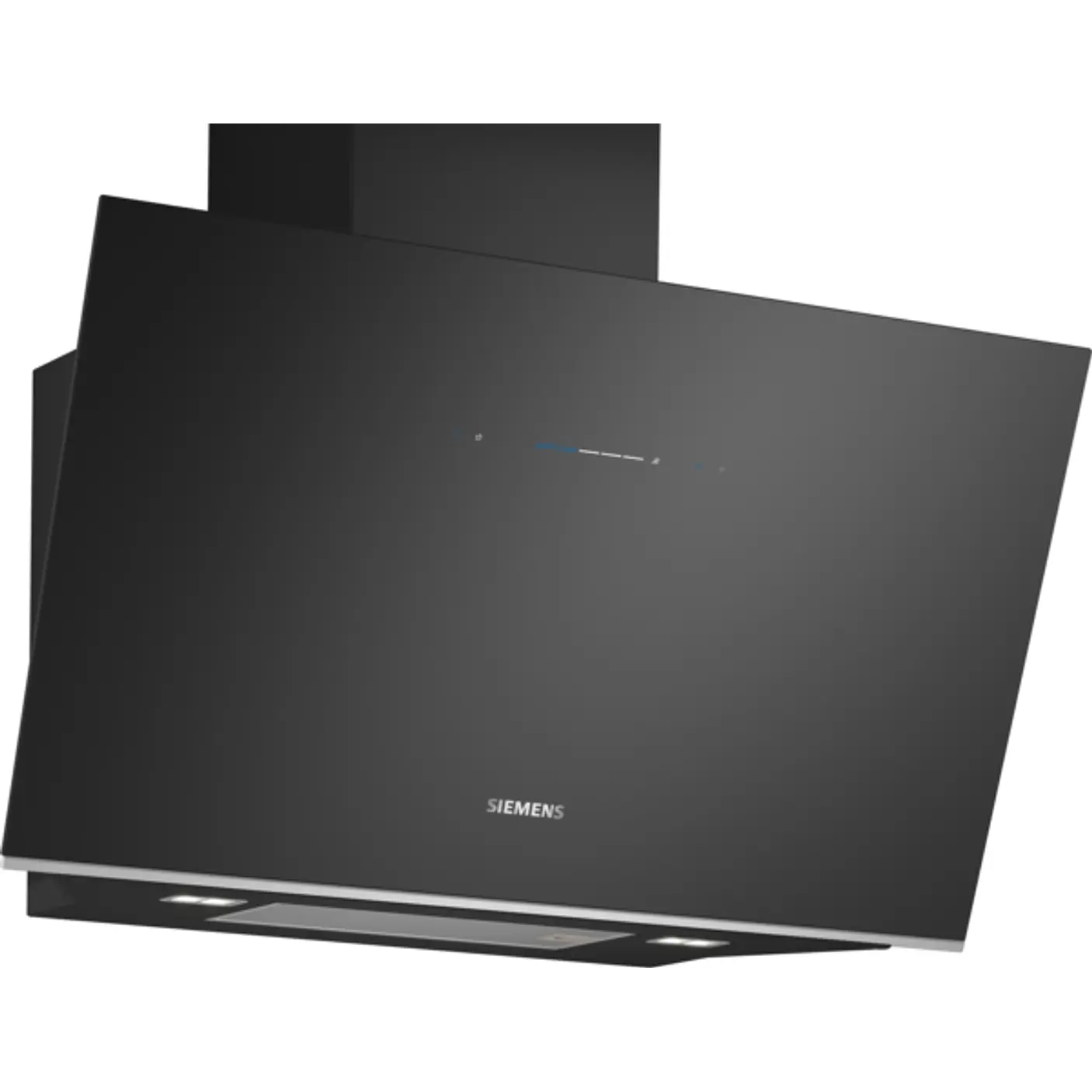 iQ700 Campana decorativa de pared 90 cm Cristal negro, Negro 1