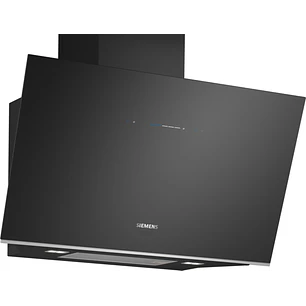 iQ700 Campana decorativa de pared 90 cm Cristal negro, Negro