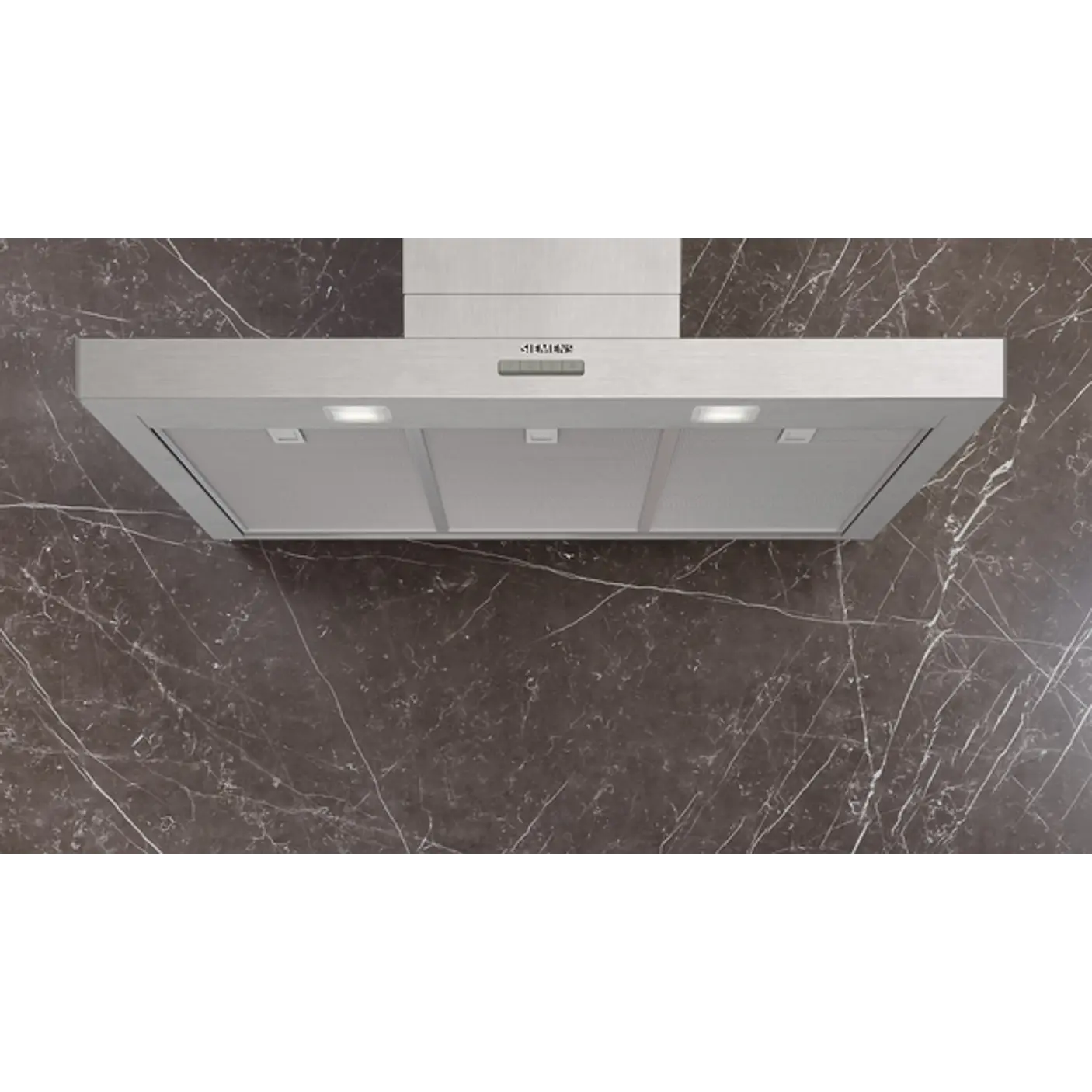 iQ300 Campana decorativa de pared 90 cm Acero mate antihuellas 3