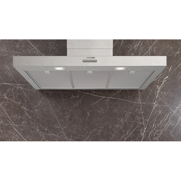 iQ300 Campana decorativa de pared 90 cm Acero mate antihuellas 3