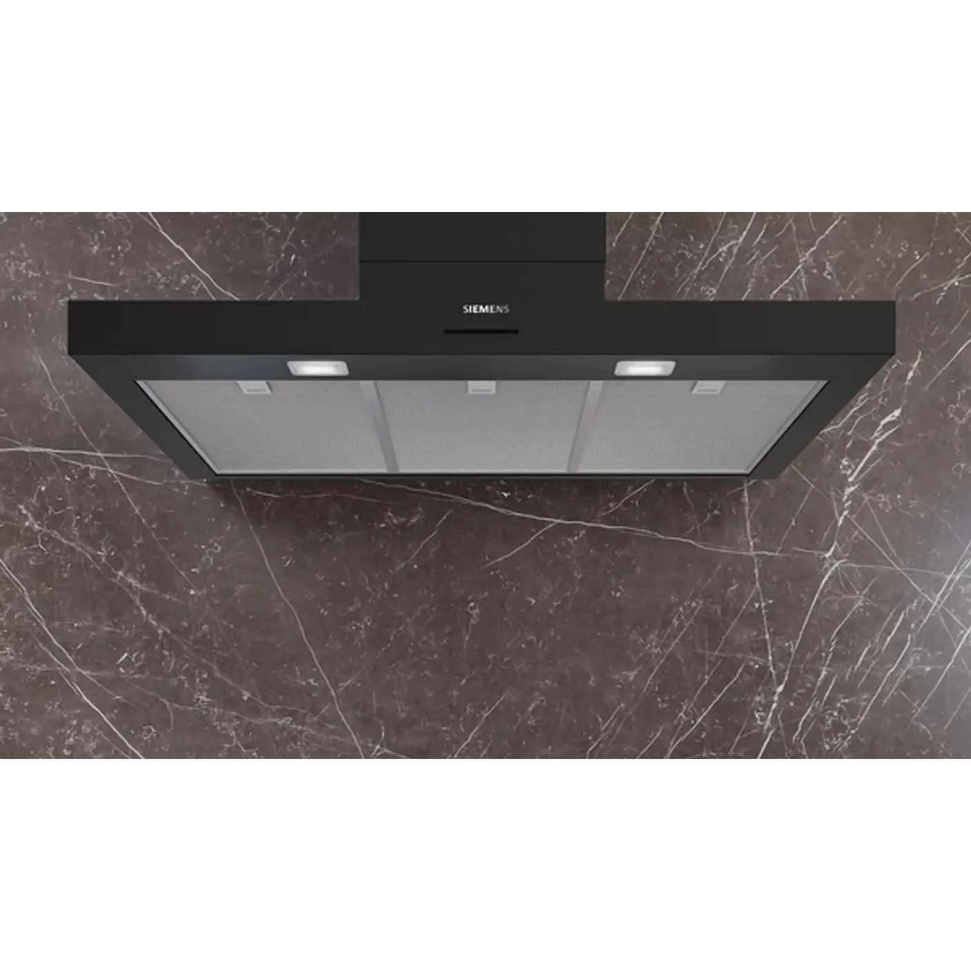 iQ300 Campana decorativa de pared 90 cm Negro mate 2