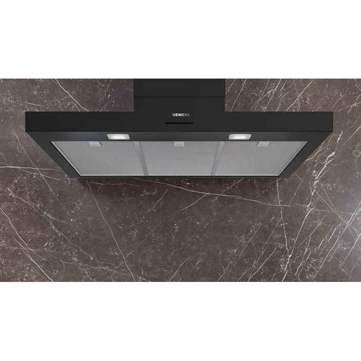 iQ300 Campana decorativa de pared 90 cm Negro mate 2