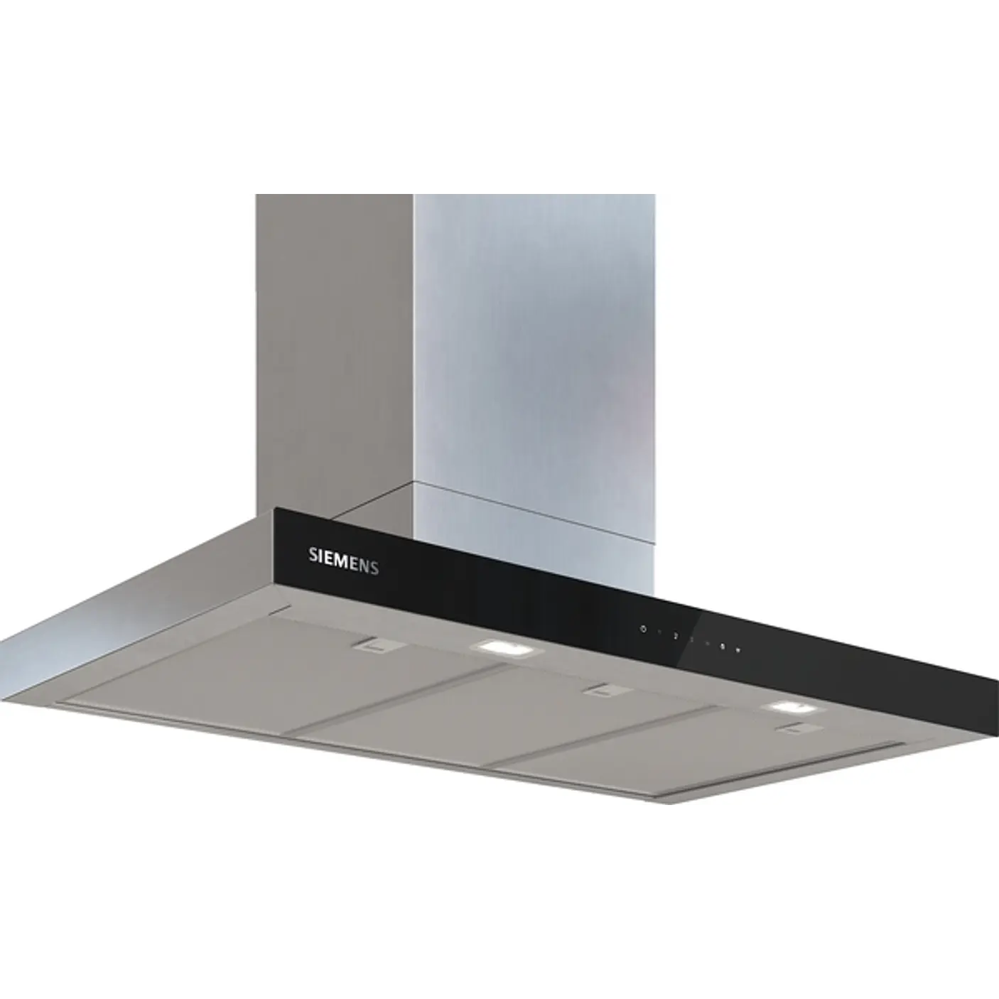 iQ500 Campana decorativa de pared 90 cm Acero mate antihuellas 1