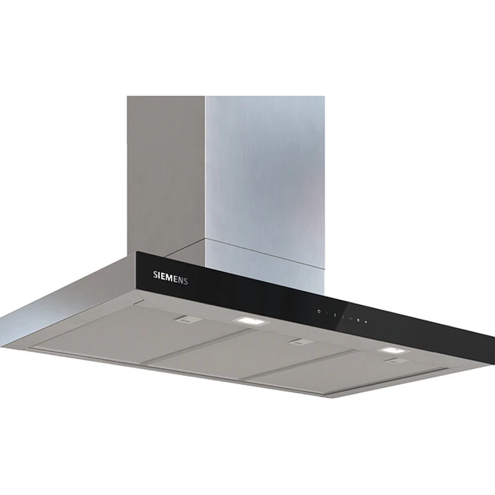 iQ500 Campana decorativa de pared 90 cm Acero mate antihuellas 1