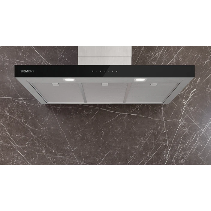 iQ500 Campana decorativa de pared 90 cm Acero mate antihuellas 2