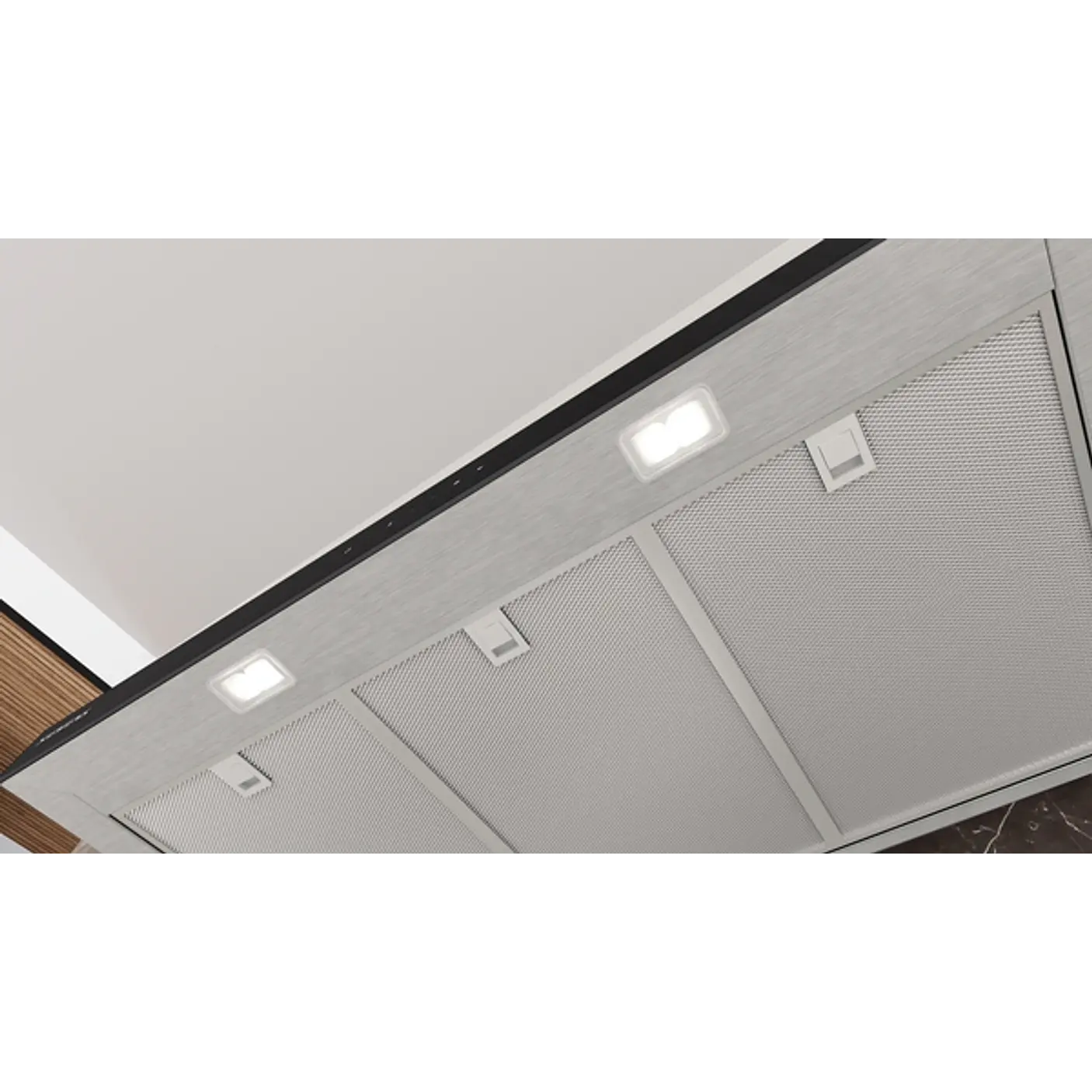 iQ500 Campana decorativa de pared 90 cm Acero mate antihuellas 3