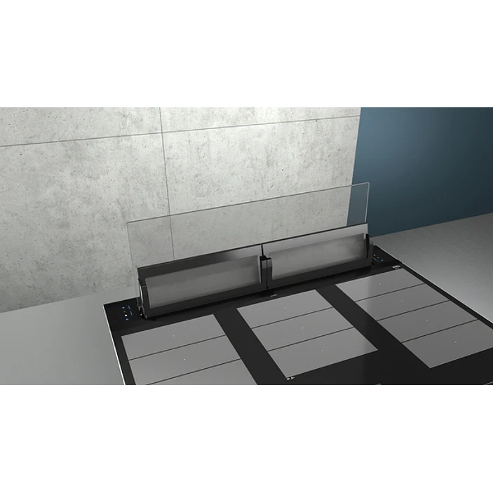 iQ700 Extractor de encimera telescópico 90 cm Cristal transparente, Negro 6