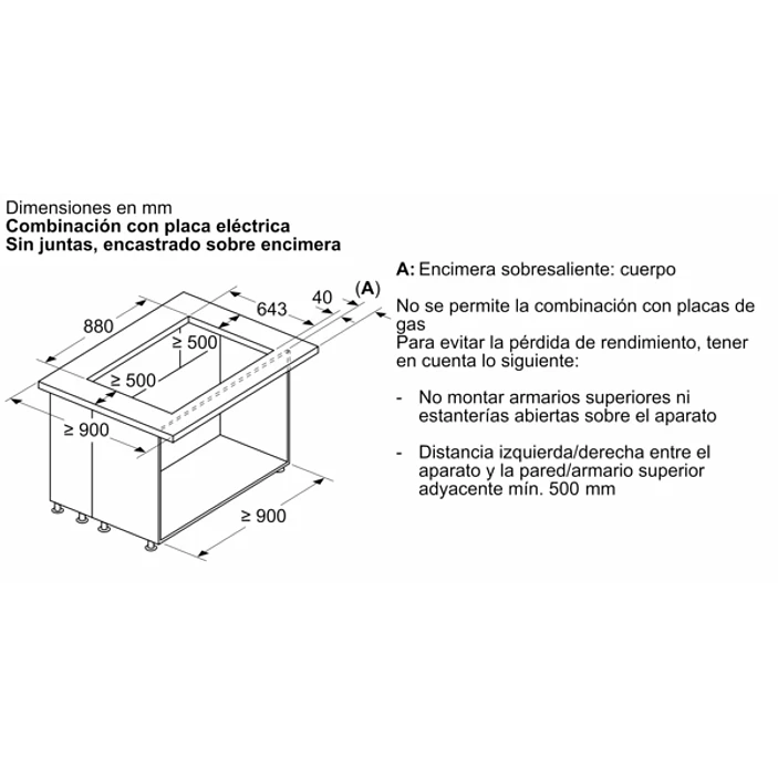 iQ700 Extractor de encimera telescópico 90 cm Cristal transparente, Negro 9