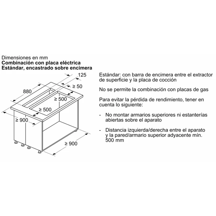 iQ700 Extractor de encimera telescópico 90 cm Cristal transparente, Negro 8