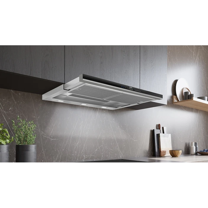 iQ700 Campana telescópica 90 cm Acero inoxidable 6