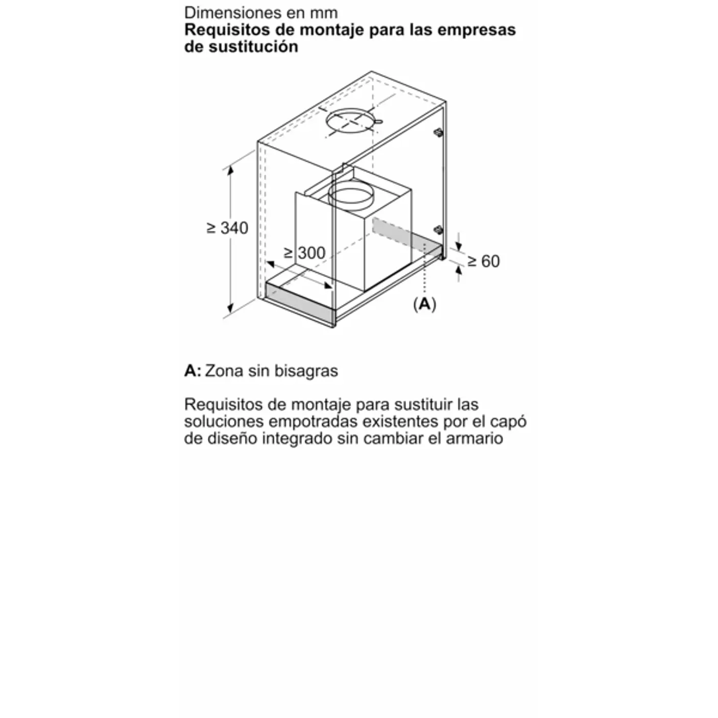 iQ500 Campana decorativa integrable 60 cm Cristal negro, Negro mate 12