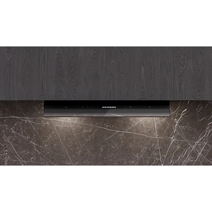 iQ500 Campana decorativa integrable 60 cm Cristal negro, Negro mate