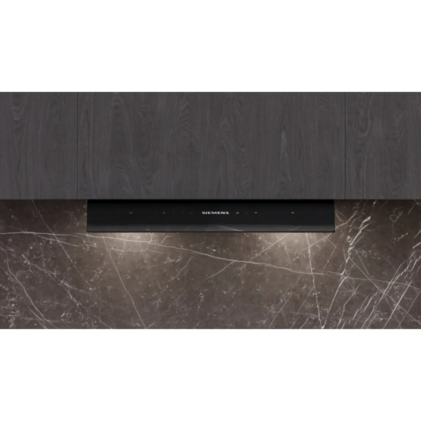 iQ700 Campana decorativa integrable 60 cm Cristal negro, Negro mate 1