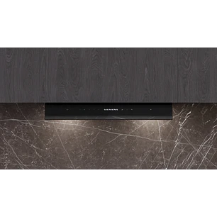 iQ700 Campana decorativa integrable 60 cm Cristal negro, Negro mate