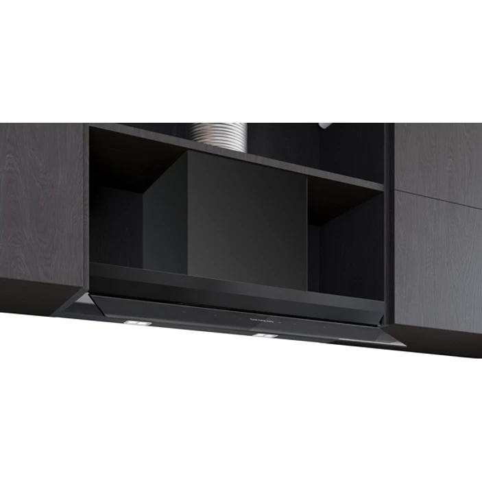 iQ700 Campana decorativa integrable 80 cm Cristal negro, Negro mate 5