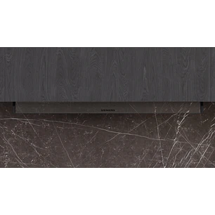 iQ300 Campana decorativa integrable 90 cm Cristal transparente, Negro mate