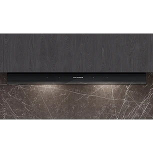 iQ500 Campana decorativa integrable 90 cm Cristal negro, Negro mate