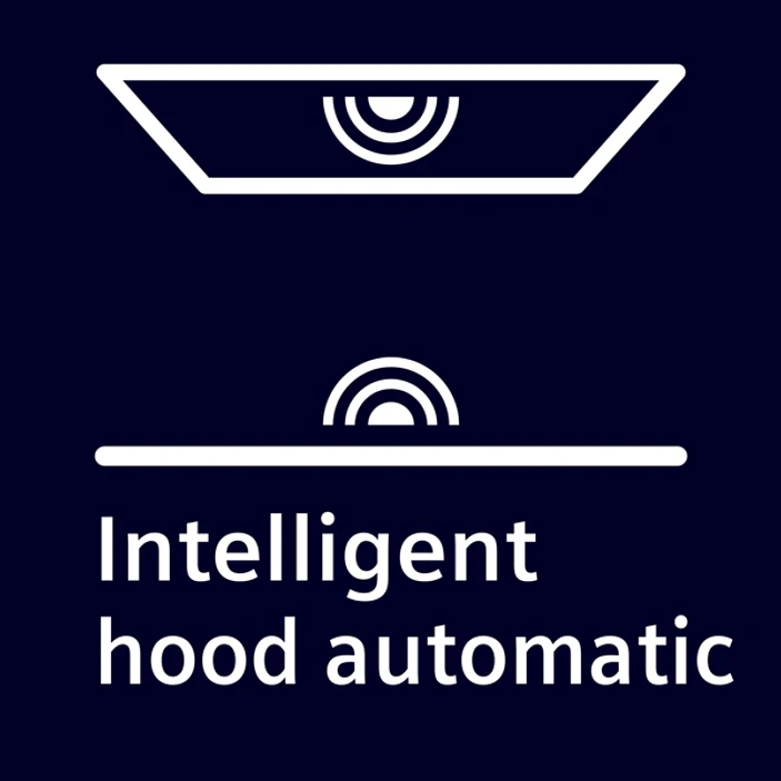 iQ700 Campana decorativa integrable 90 cm Cristal negro, Negro mate 9