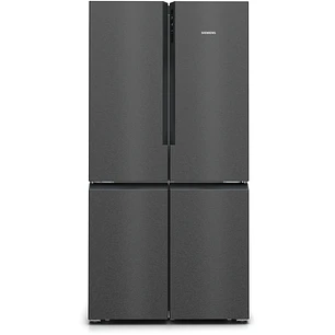 iQ300 Multipuerta 183 x 90.5 cm Acero negro antihuellas, Total noFrost