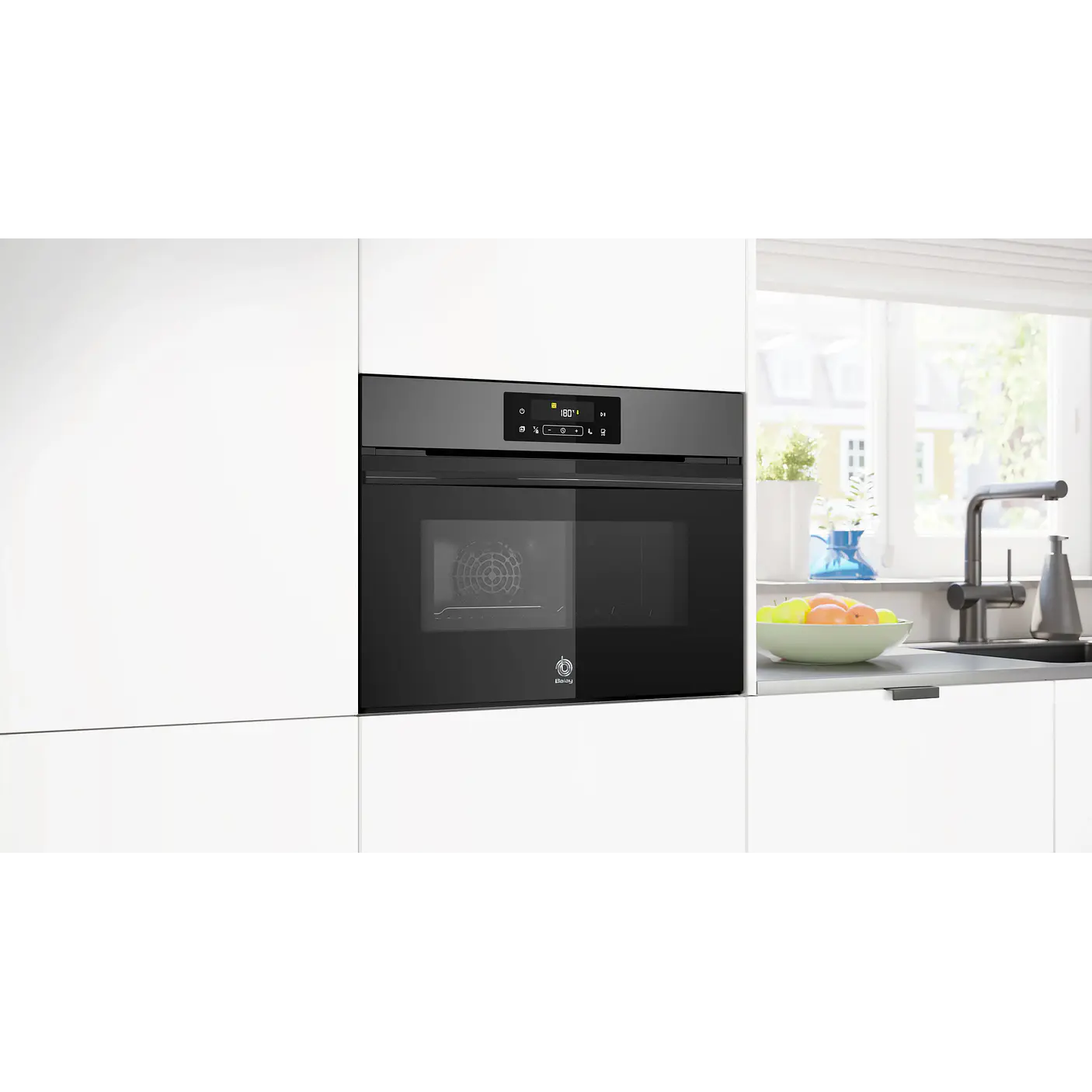 Horno Compacto BALAY Pirolítico Grafito 60x45 · 3CB4821G3 3