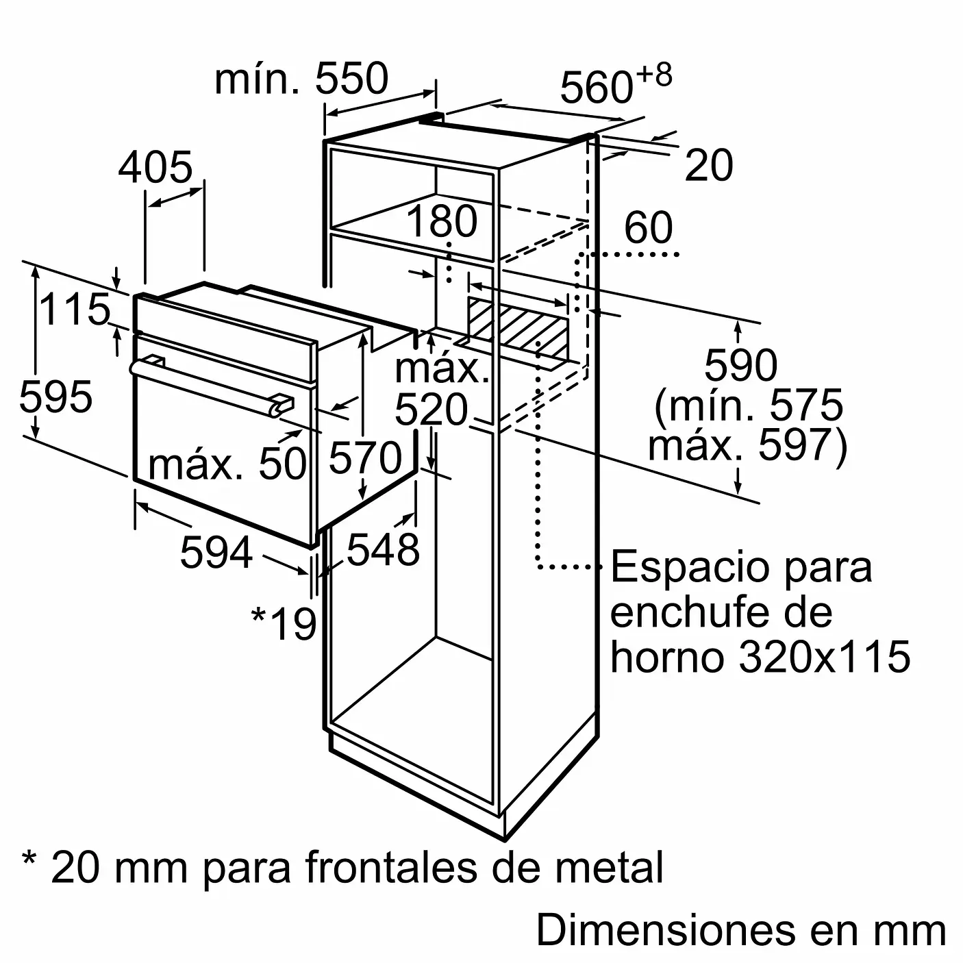 Horno Empotrable BALAY Inox 60x60 · 3HB1000X0 7