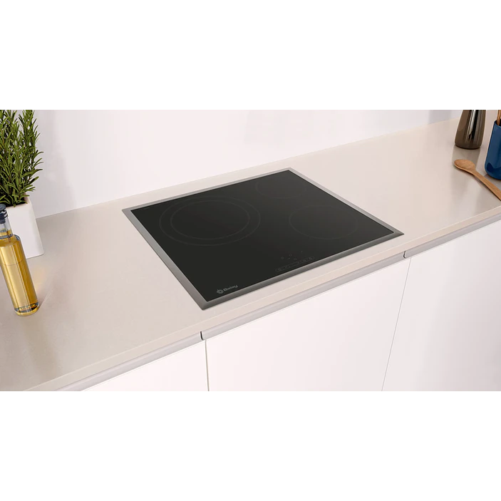 Placa Vitrocerámica BALAY Marco Inox 60 cm · 3EB715XR 5