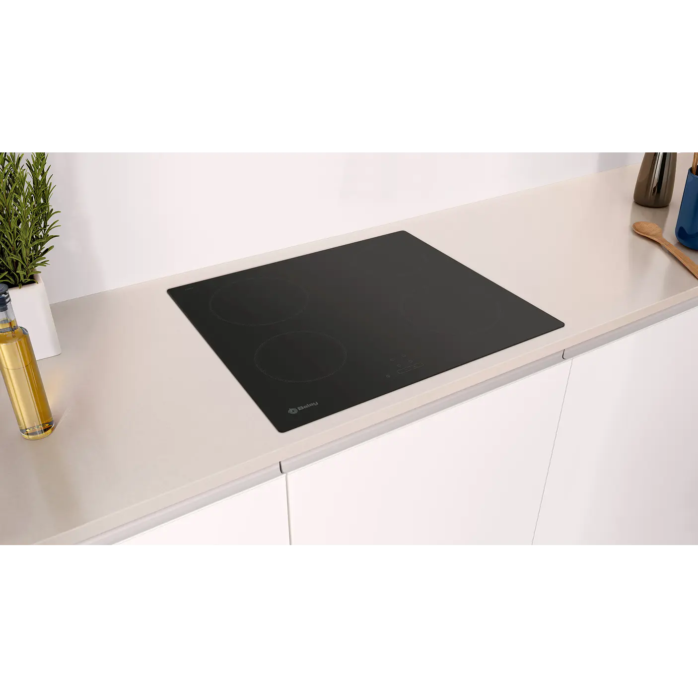 Placa Vitrocerámica BALAY Negra 60 cm Sin Perfiles · 3EB761EN 3