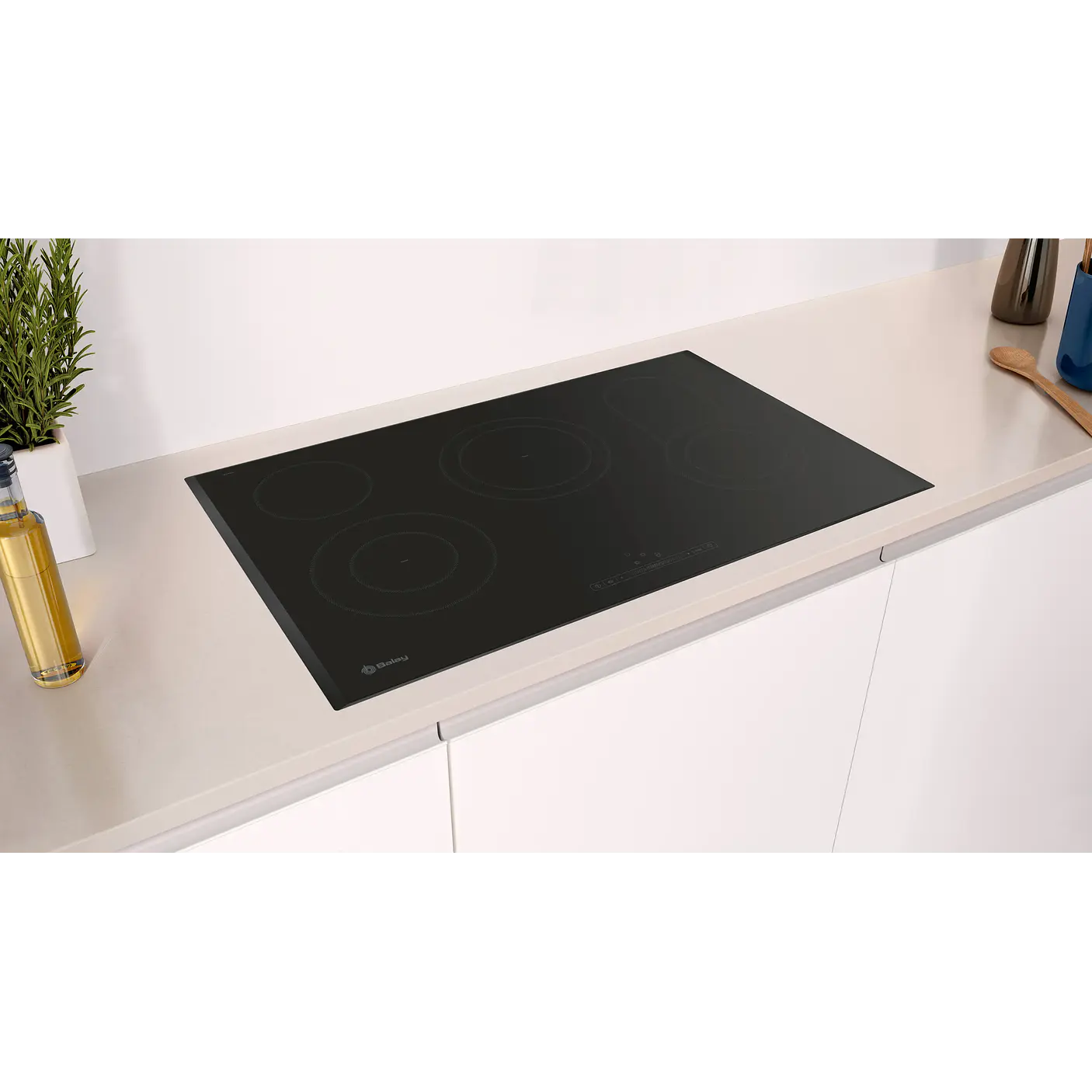 Placa Vitrocerámica BALAY Negra 80 cm Sin Perfiles · 3EB786LQ 2