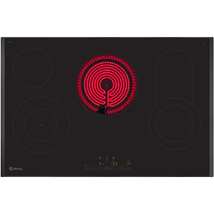 Placa Vitrocerámica BALAY Negra 80 cm Sin Perfiles · 3EB786LQ