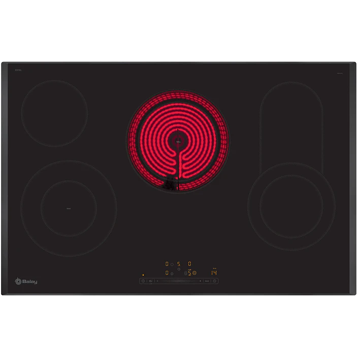 Placa Vitrocerámica BALAY Negra 80 cm Sin Perfiles · 3EB786LQ 1