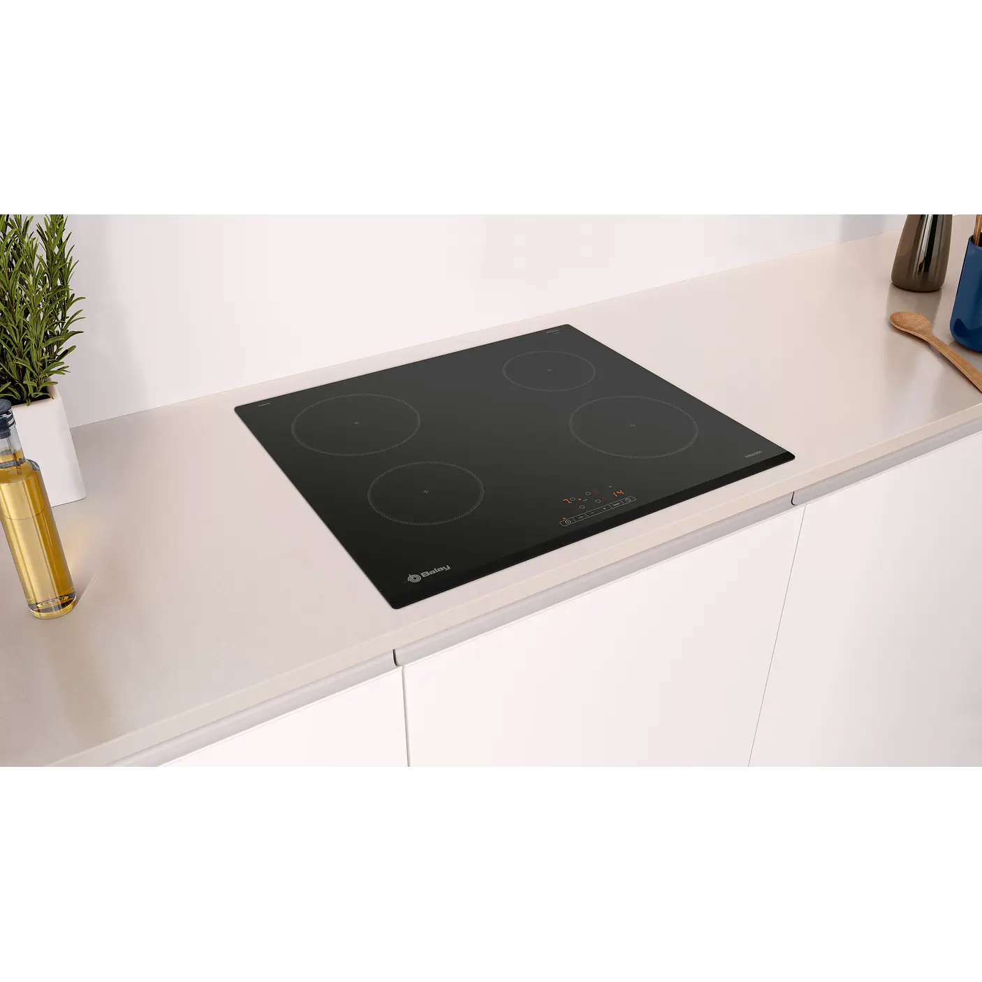 Placa de Inducción BALAY Negra 60 cm Sin Perfiles · 3EB861FR 3
