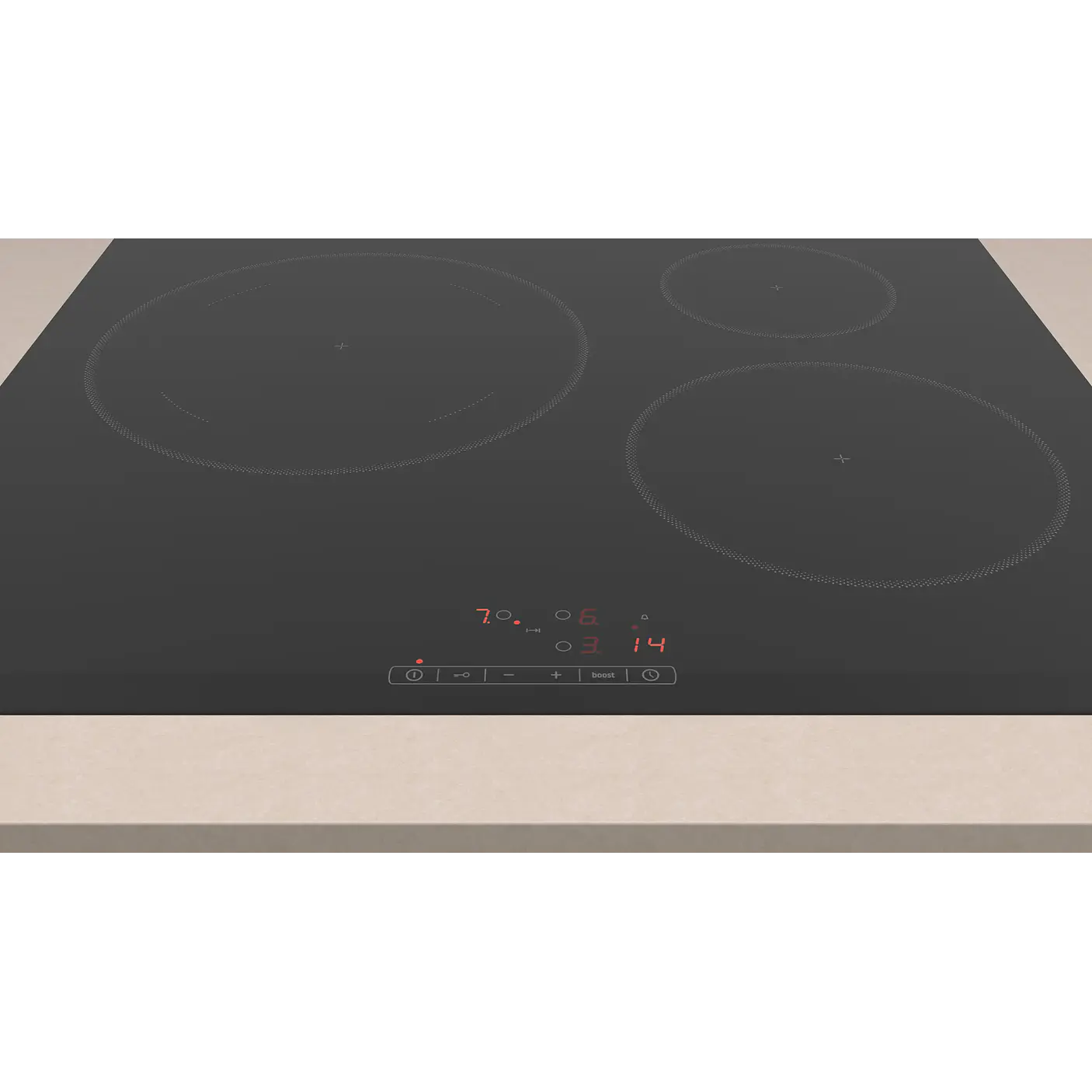 Placa de Inducción BALAY Negra 60 cm Sin Perfiles · 3EB865FR 3
