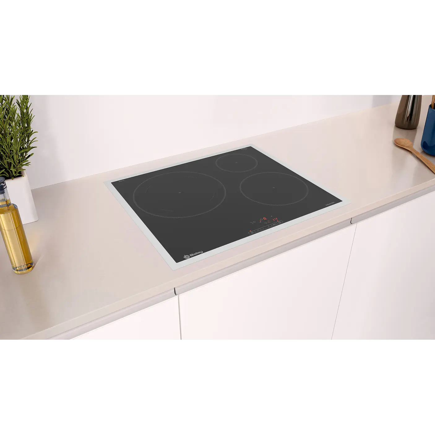 Placa de Inducción BALAY Marco Inox 60 cm · 3EB865XR 3