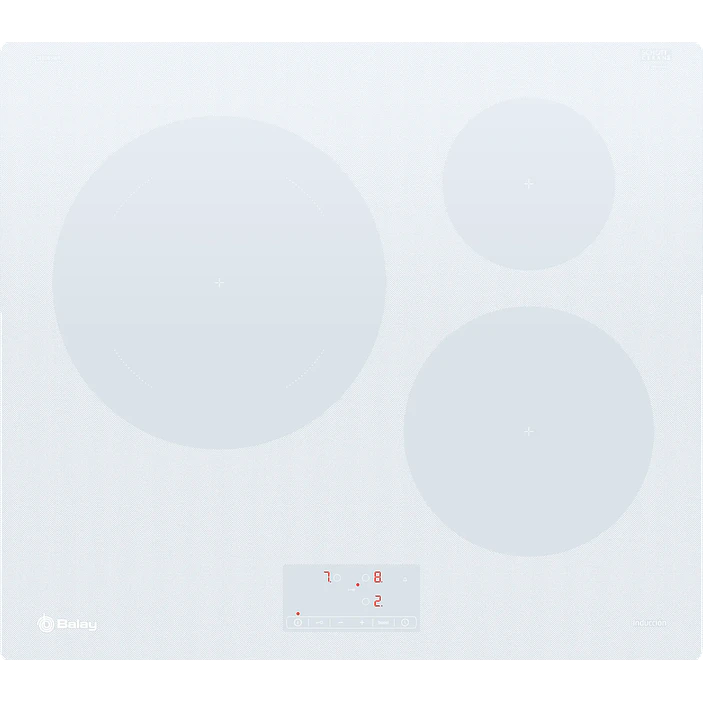 Placa de Inducción BALAY Blanco Hielo 60 cm Sin Perfiles · 3EB965WR 1