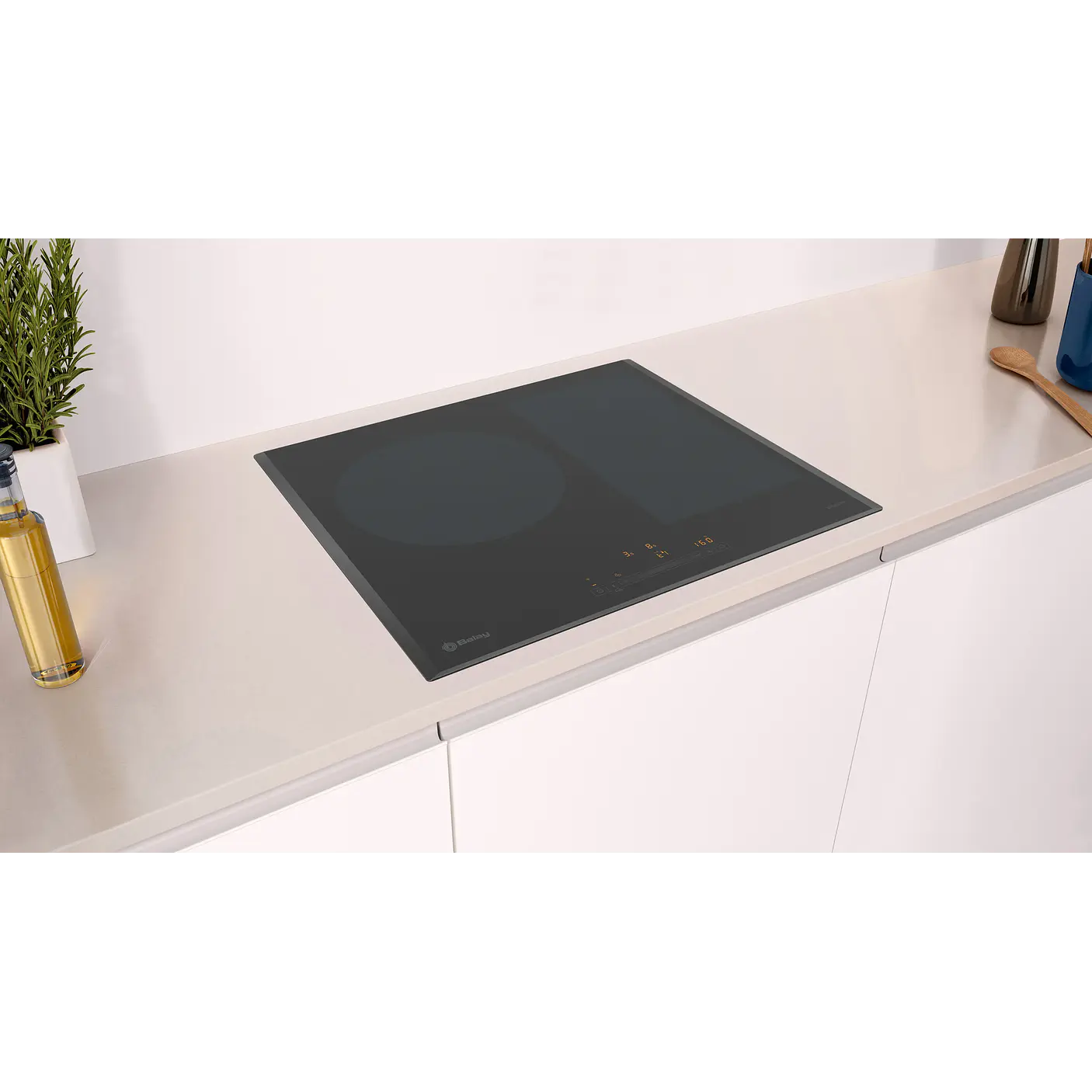 Placa de Inducción BALAY Negra 60 cm Sin Perfiles · 3EB969LH 3