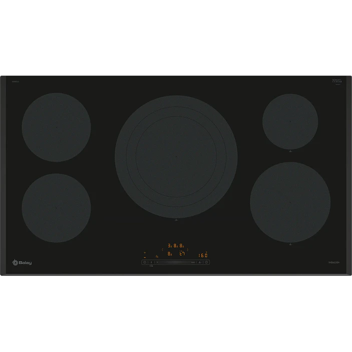 Placa de Inducción BALAY Negra 90 cm Sin Perfiles · 3EB997LH 1