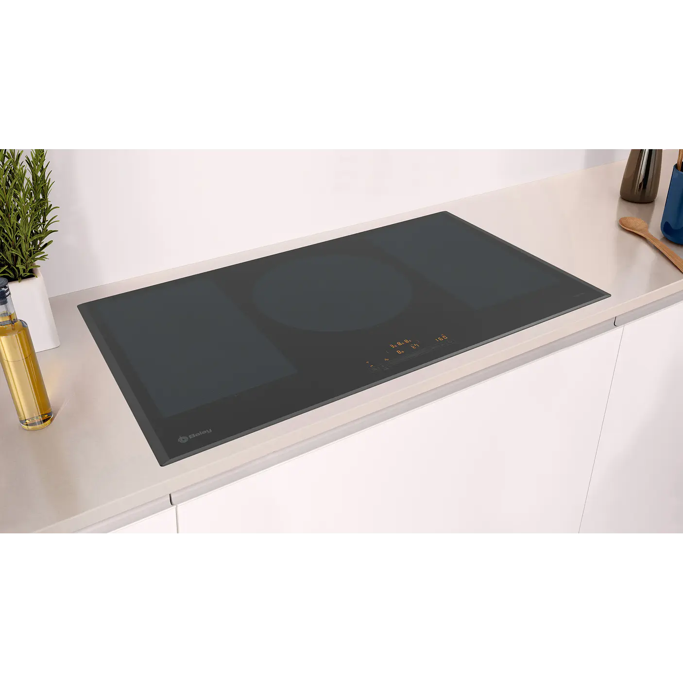 Placa de Inducción BALAY Negra 90 cm Sin Perfiles · 3EB999LH 3