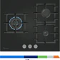 Placa de Gas BALAY Cristal Templado Negro 60 cm · 3ETG563QB - Miniatura 6