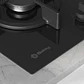 Placa de Gas BALAY Cristal Templado Negro 60 cm · 3ETG664RB - Miniatura 4