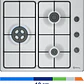 Placa de Gas BALAY Acero 60 cm · 3ETX463BB - Miniatura 6