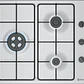 Placa de Gas BALAY Acero 60 cm · 3ETX463BB - Miniatura 1