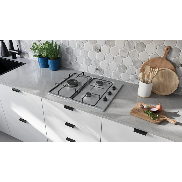 Placa de Gas BALAY Acero 60 cm · 3ETX463BB 5