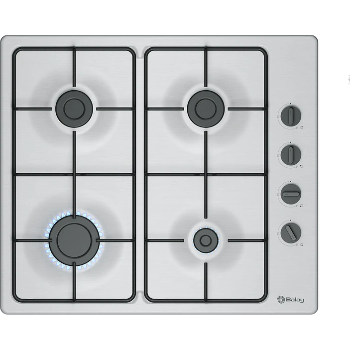 Placa de Gas BALAY Acero 60 cm · 3ETX464BB 1