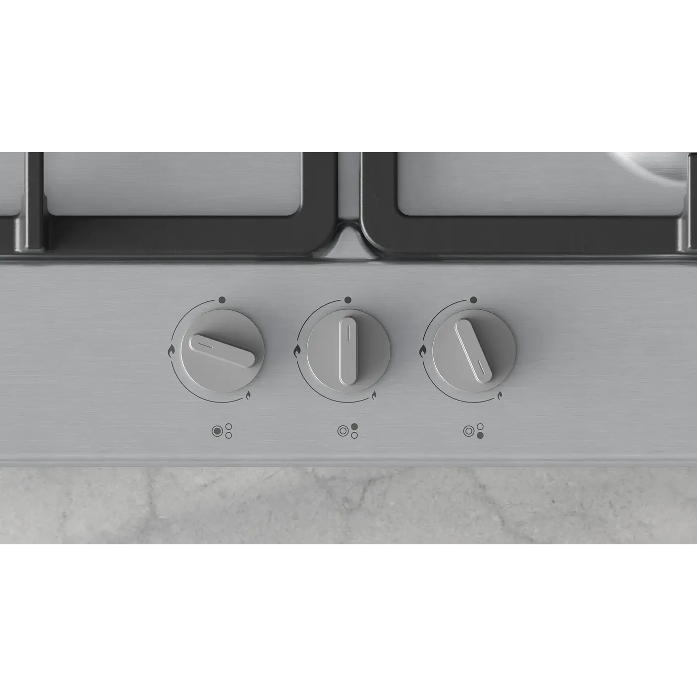 Placa de Gas BALAY Acero 60 cm · 3ETX563CB 3