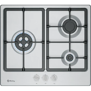Placa de Gas BALAY Acero 60 cm · 3ETX563CB