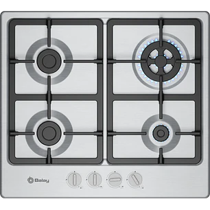 Placa de Gas BALAY Acero 60 cm · 3ETX565CB