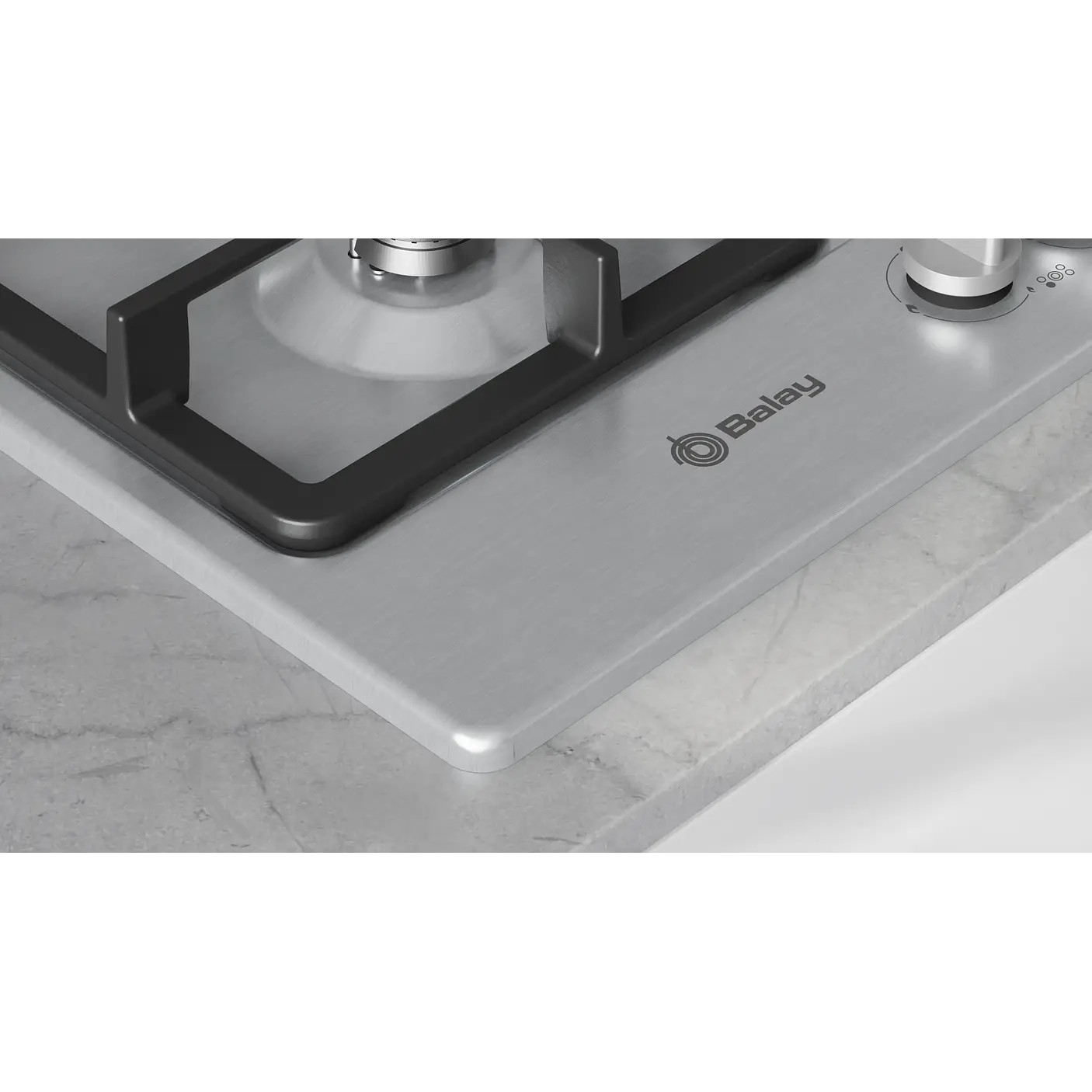 Placa de Gas BALAY Acero 75 cm · 3ETX576CB 3
