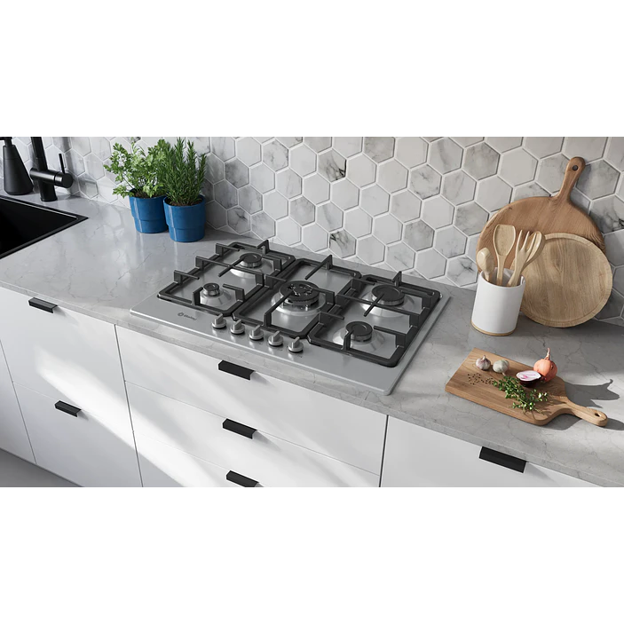 Placa de Gas BALAY Acero 75 cm · 3ETX576CB 5
