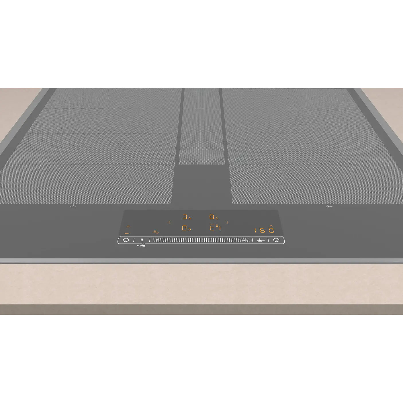 Placa de Inducción BALAY Gris Antracita 60 cm Sin Perfiles · 3EB960AH 3