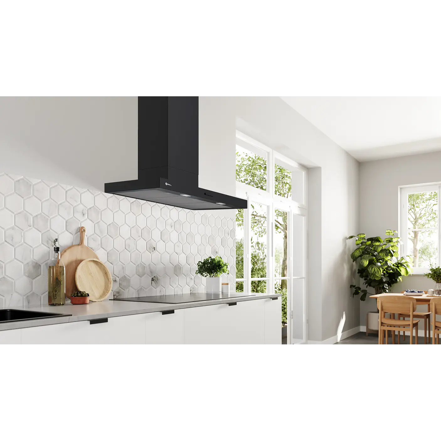 Campana decorativa de pared box BALAY 90 cm · 3BC895MM 5